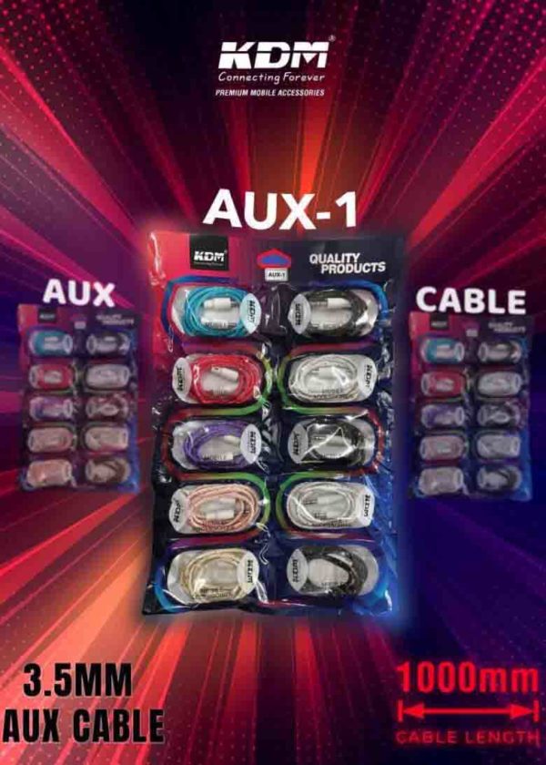 AUX-1 3.5MM AUX Audio Cable Cable Length: 1000 MM