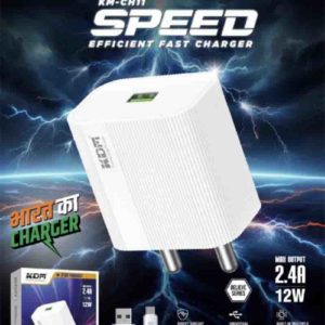 CH11 Speed USB Type-C Charger – 2.4A 12W Fast Charging, Auto ID, Multi-Circuit & Over-Voltage Protection