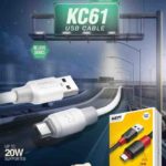 KC 61 USB Cable Upto 20W Supported