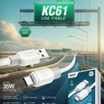 KC 61 USB Type C Cable Up To 35W Supported 4 Core 1000 mm