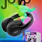 KM 651H Joyo Wireless Headphones – 16-Hour Playtime, FM/TF/AUX Support, Voice Assistant, Type-C Charging, Adjustable Neckband
