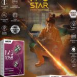 M9 Star In-Ear Earphones – 3.5mm Jack, Green, Fragrance Wire, Adjustable Length, Super Bass, 10mm Driver, Premium Mic