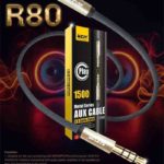 R80 3.5MM AUX Male to Male TRRS Audio Cable – 1.5M, Mixed Colour, Super Compatible