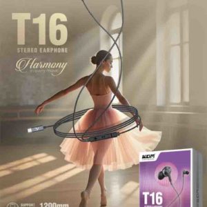 T16 Type-C Earphones – 10mm Driver, Black Gunmetal, Unique Design, Mic & Media Control, Universal Type-C Compatibility