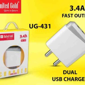 United Gold Dual USB Charger 3.4 A