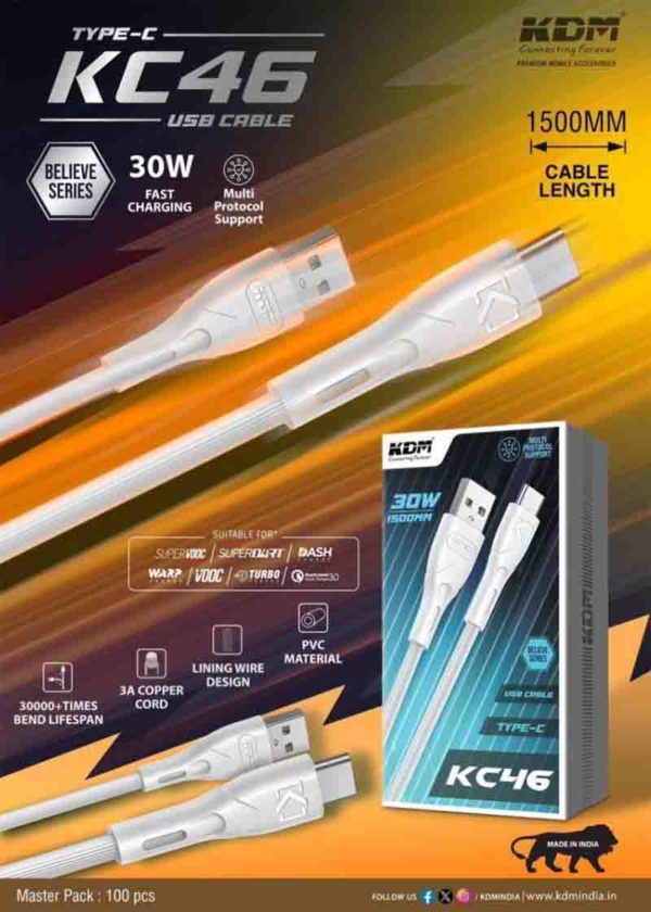 kc 46 USB Type C Cable